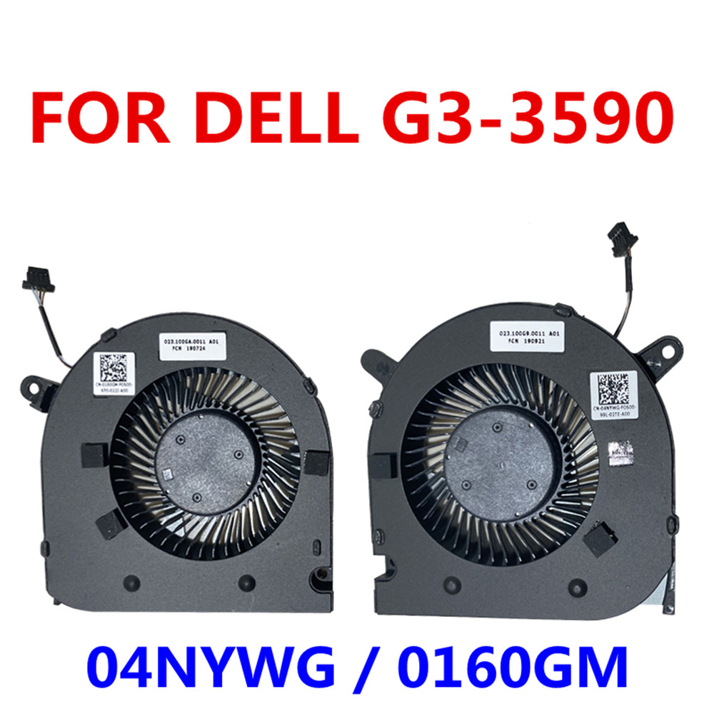 CPU Cooling fans For Dell G3 3590 G3-3590 0160GM 04NYWG GPU Graphics card cooler fan EG75070S1 1C070 1C060 S9A: CPU AND GPU FAN