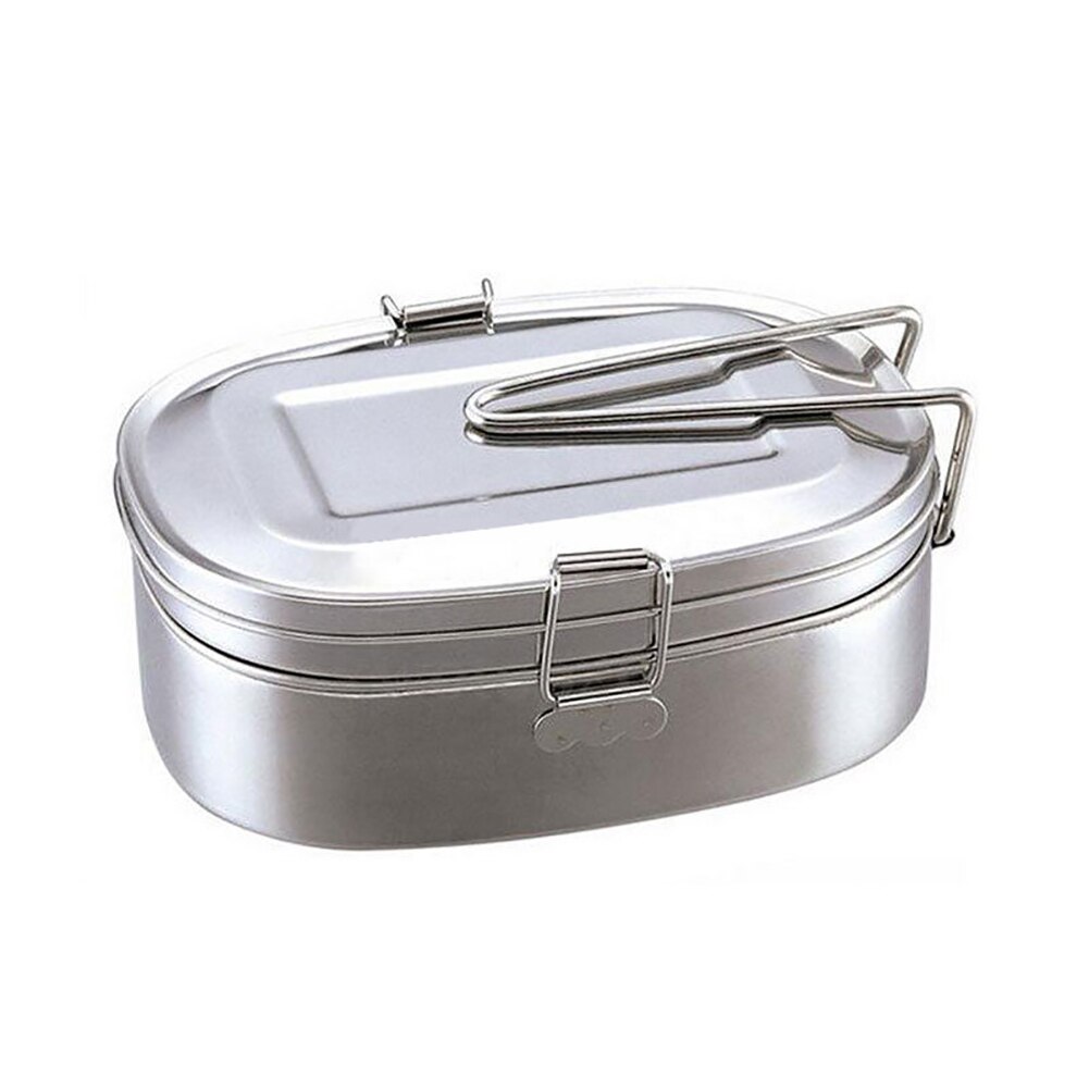 Lunch Box Medium/Large/Extra Large Stainless Steel Silicone Seal Ring Leakproof Bento Box Snacks Containers