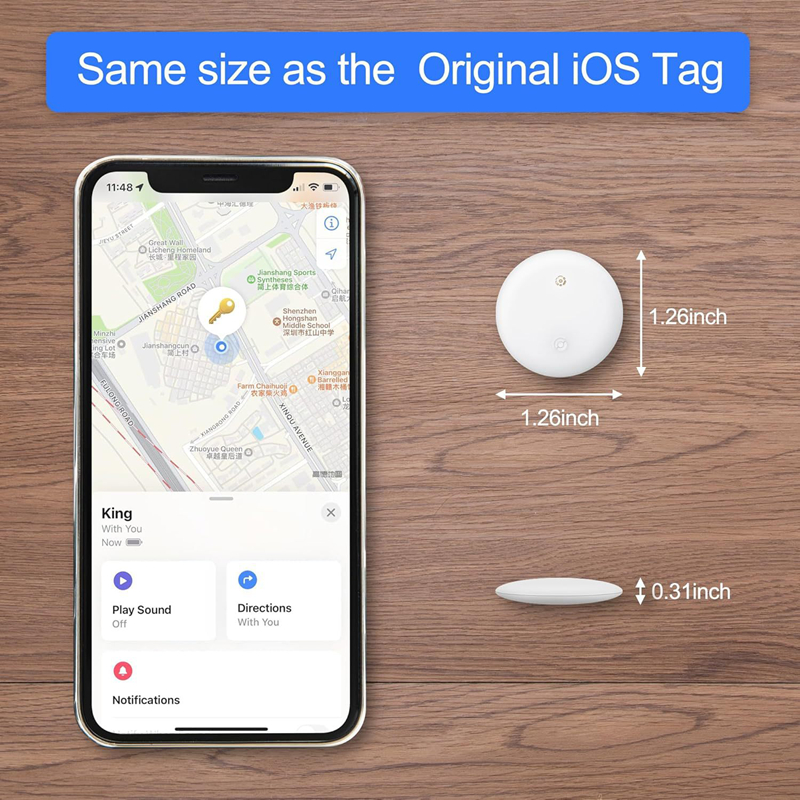 Bluetooth-compatibility Tracker For Android Item Finder Work With Apple Find My Device Tracker Pet Finding