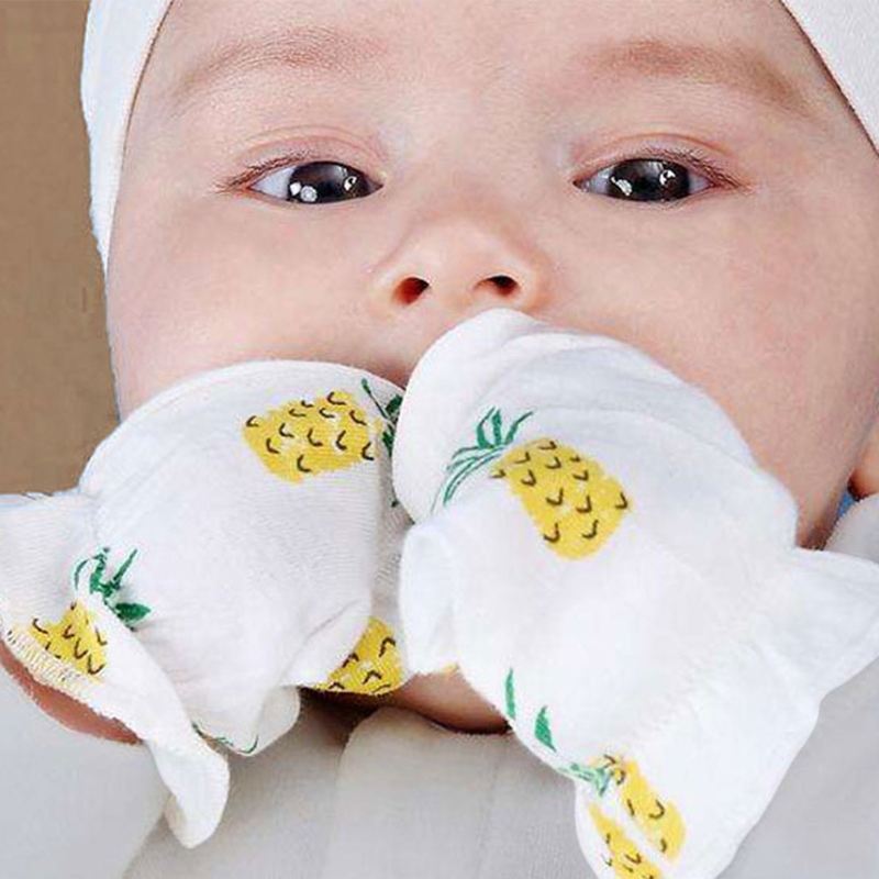 20 Pairs Baby Anti Scratching Soft Cotton Gloves Newborn Protection Face Handguard No Scratch Mittens Infants Supplies