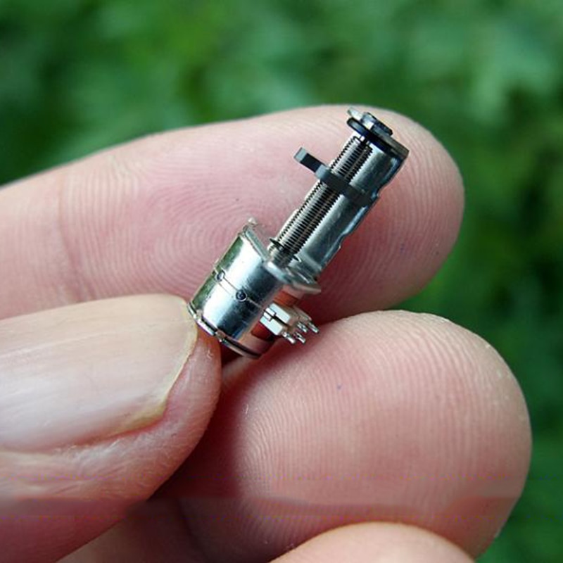 Micro Mini 6mm 2-phase 4-wire precisión Motor paso a paso Motor lineal tornillo varilla deslizante bloque tuerca Motor de enfoque