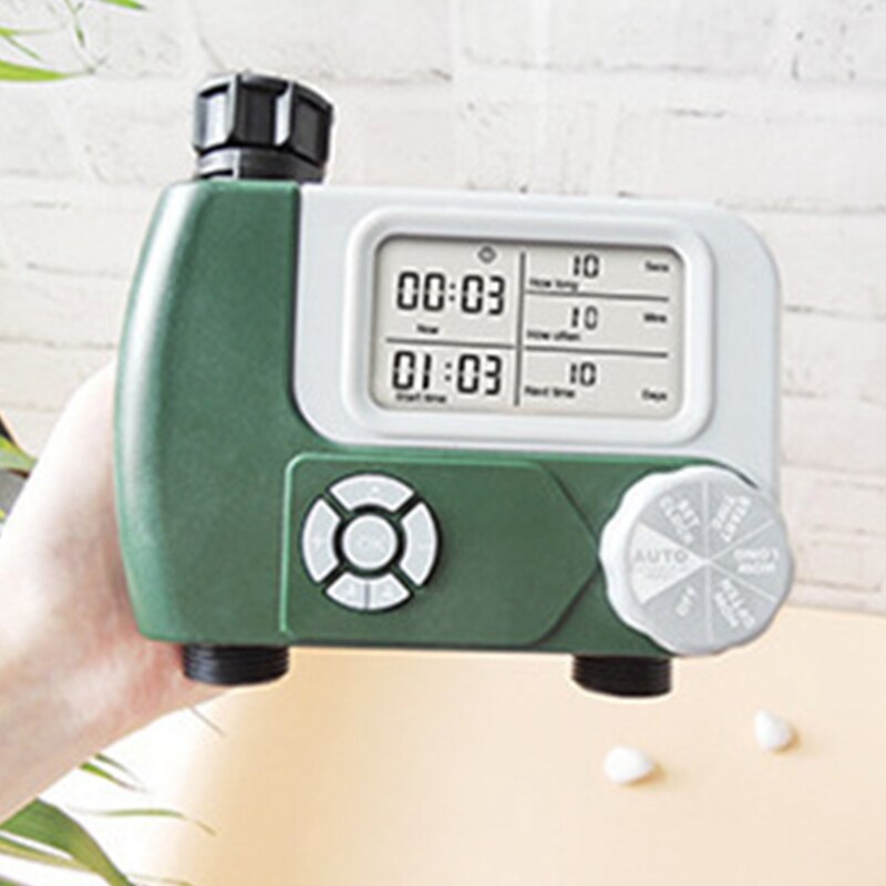 Grifo Digital con temporizador, sistema de riego automático, controlador de riego programable con 2 salidas