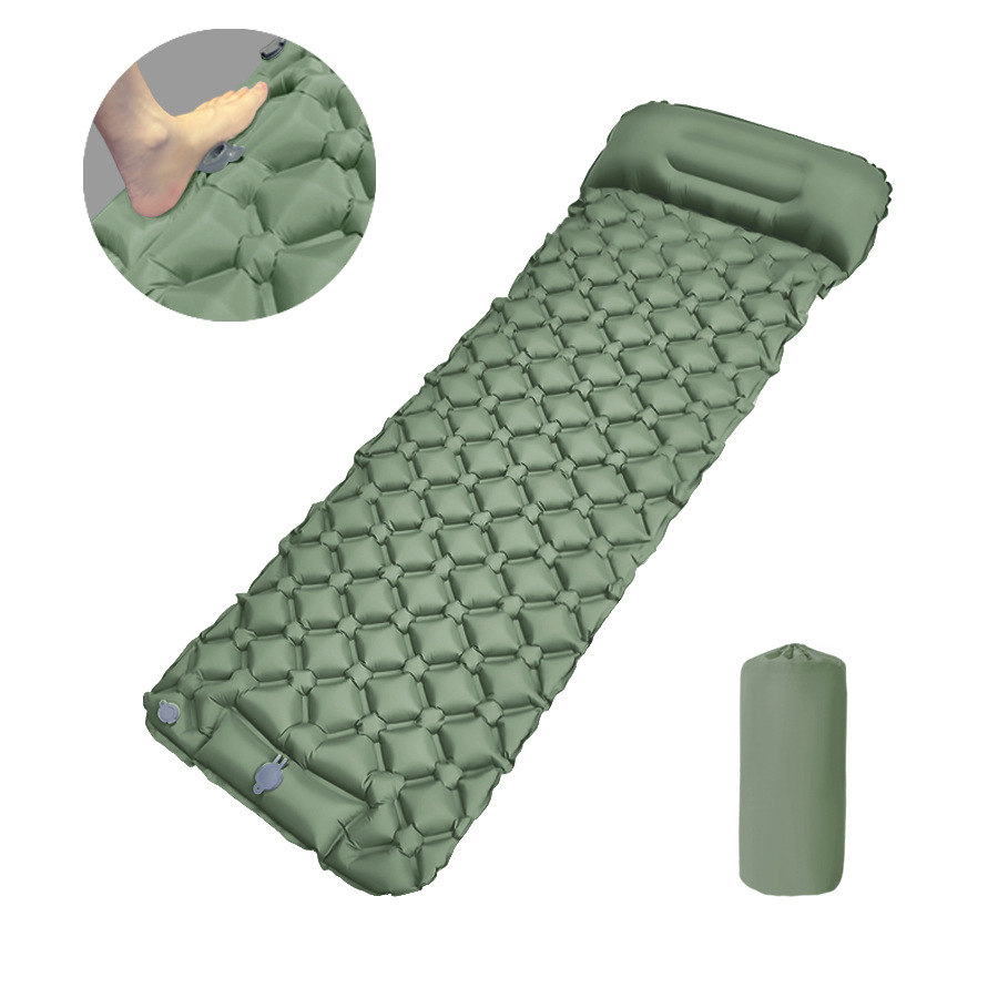 Camping Sleeping Mats -Self Inflating Sleeping Pad, Ultralight Air Mattress,Compact Sleeping Mats for Camping, Hiking, Traveling: WHITE