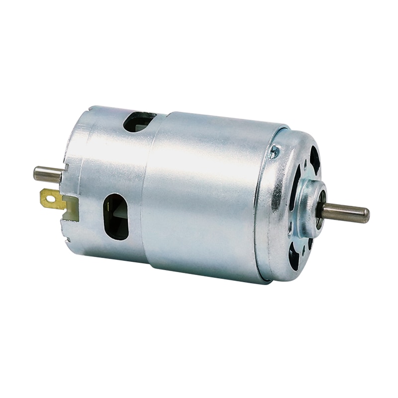 775 Upgrade 895 Double Shaft Motor High Power 12V24V DC High Torque Motor Double Ball Bearing High Speed