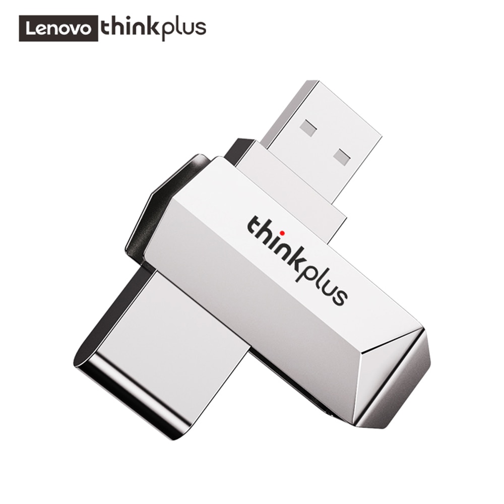 Lenovo Thinkplus TPU301 256Gb USB3.0 Metalen U Schijf 360 ° Rotatie Schokbestendig Usb Flash Drive Plug En Play U disk Voor Pc, tv