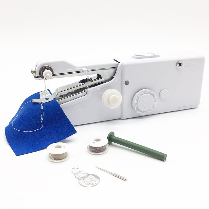 Draagbare Mini Hand Naaimachine Huishoudelijke Handheld Quicksewing Machine Elektrische Steek Handwerken Set Voor Diy Kleding Stitchin