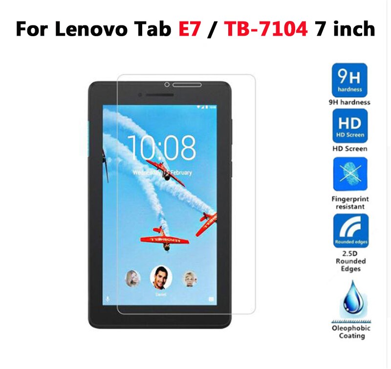 Free Screen Protector Glass +Case For Lenovo Tab E7 / E8 / E10 / M10 PU Leather Smart Magnetic Cover TB/X104F/7104F/8304F/X605F: Tab E7