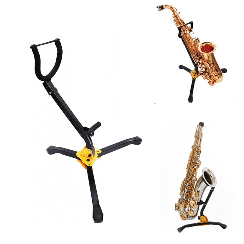 Opvouwbare Tenorsaxofoon Stand Altsax Metalen Vloer Stand Statief Houder Houtblazers Instrument Accessoires