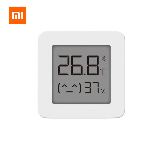 Bundled Xiaomi Smart LCD Screen Digital Thermometer 2 Mijia Bluetooth Temperature Humidity Sensor Moisture Meter Mijia App: 1pcs
