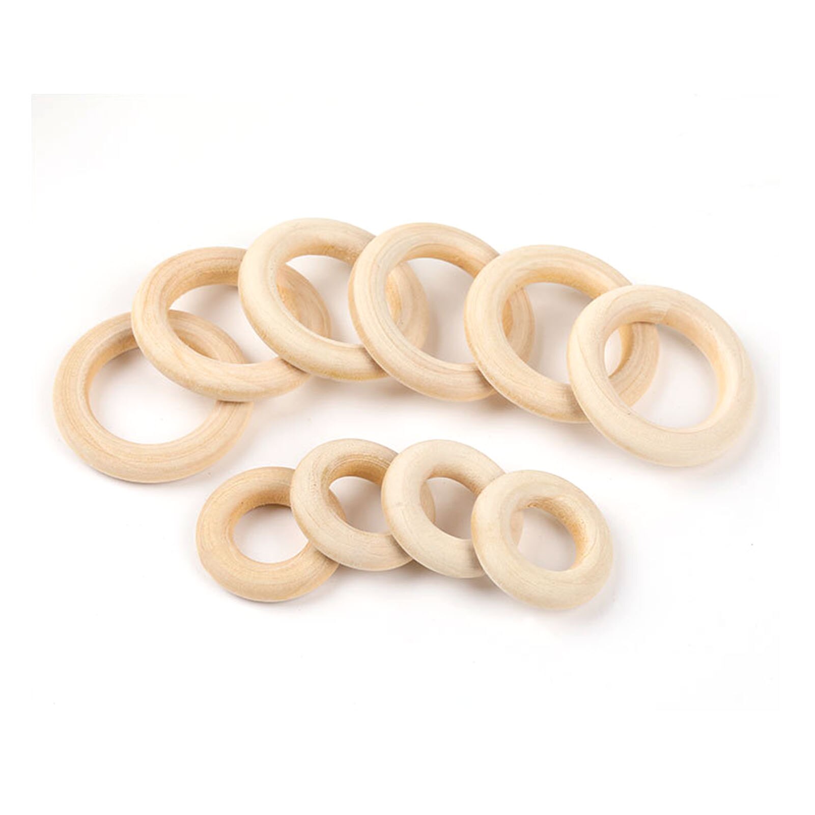 DIY Macrame Cord Natural Cotton Rope with Wood Ring Wood Stick Braided Cord Teether Macrame Kit Wall Hanging Plant Hanger