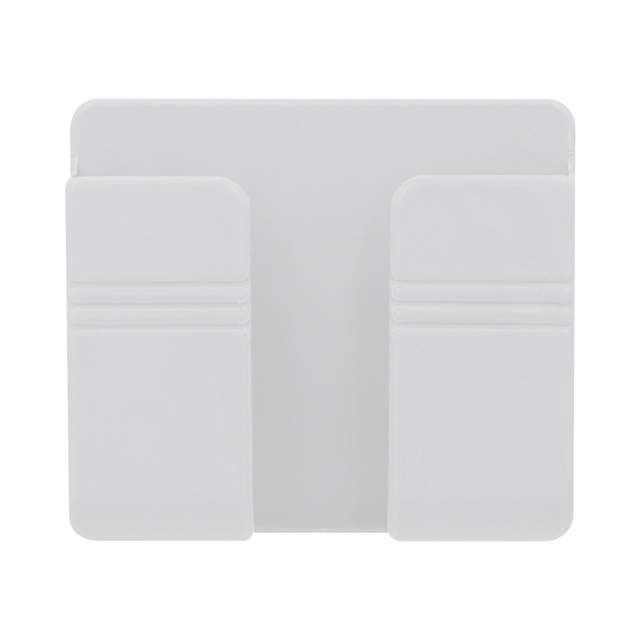 1-4 pçs caixa de armazenamento montada na parede multifuncional perfurador livre organizador tv controle remoto diy plugue do telefone móvel suporte de carregamento