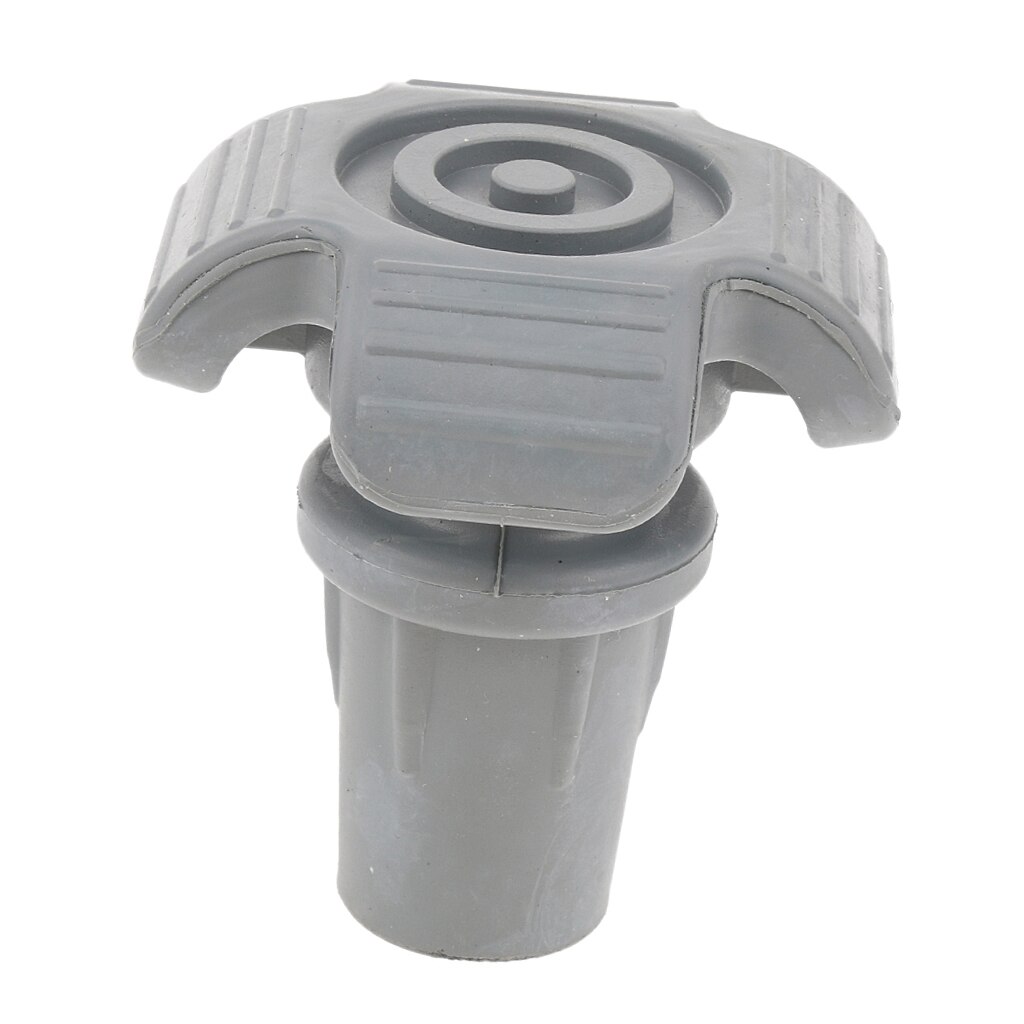 Walking Stick Tips End, Premium Antislip Rubber Crutch &amp; Walker Tips &amp; Cane Leg Tips Caps Cover - 7/8inch (2.2cm) - Gray