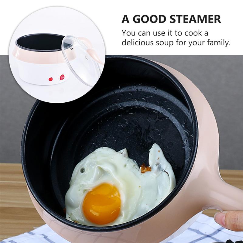 Mini Multifunction Electric Cooking Pot Machine Single/Double Layer Available Pot Multi Electric Rice Cooker Non-stick pan
