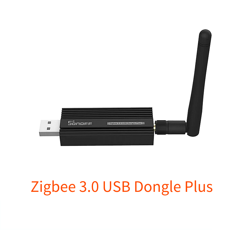 SONOFF-Sensor de temperatura y humedad Zigbee ZBBridge, Detector de movimiento, interruptor ZBDongle P, Control remoto por aplicación para Alexa: ZBDongle-P