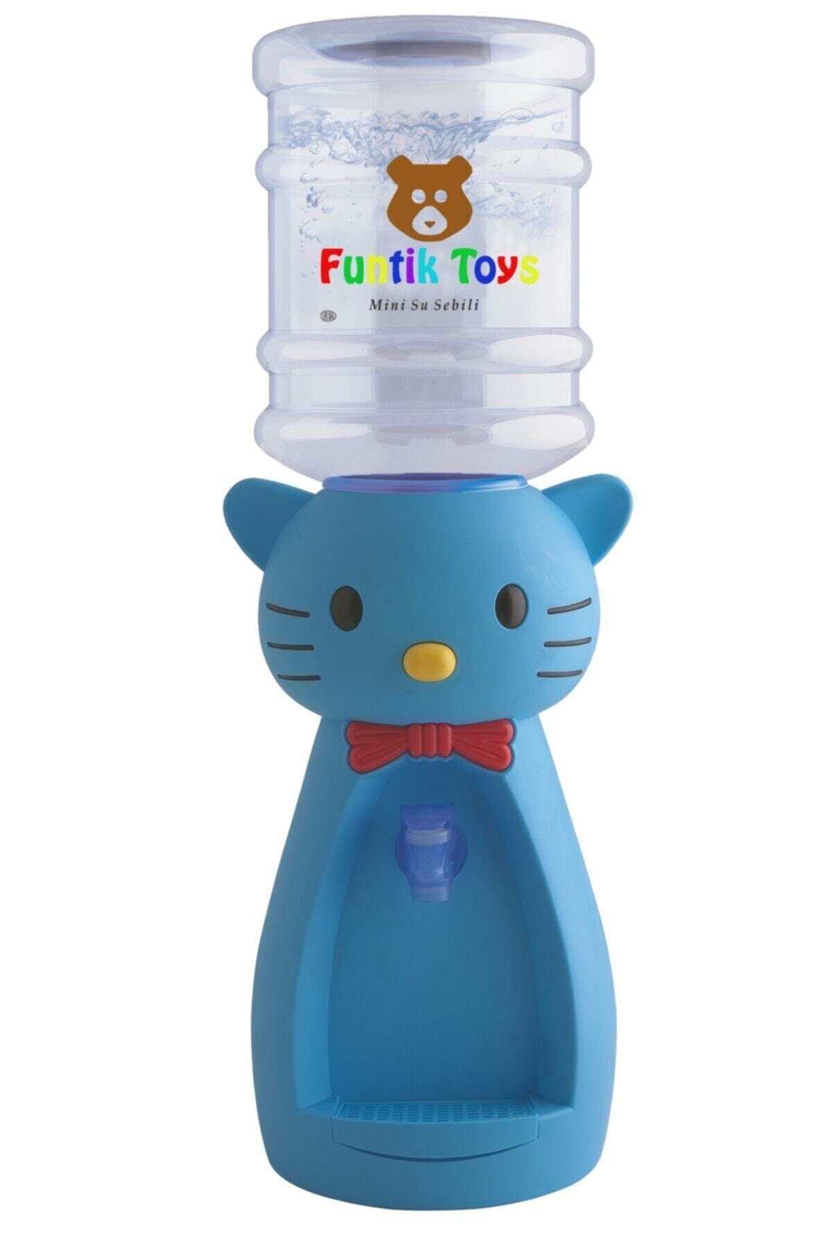 Cute Water Dispenser For Children: Blue Kitten