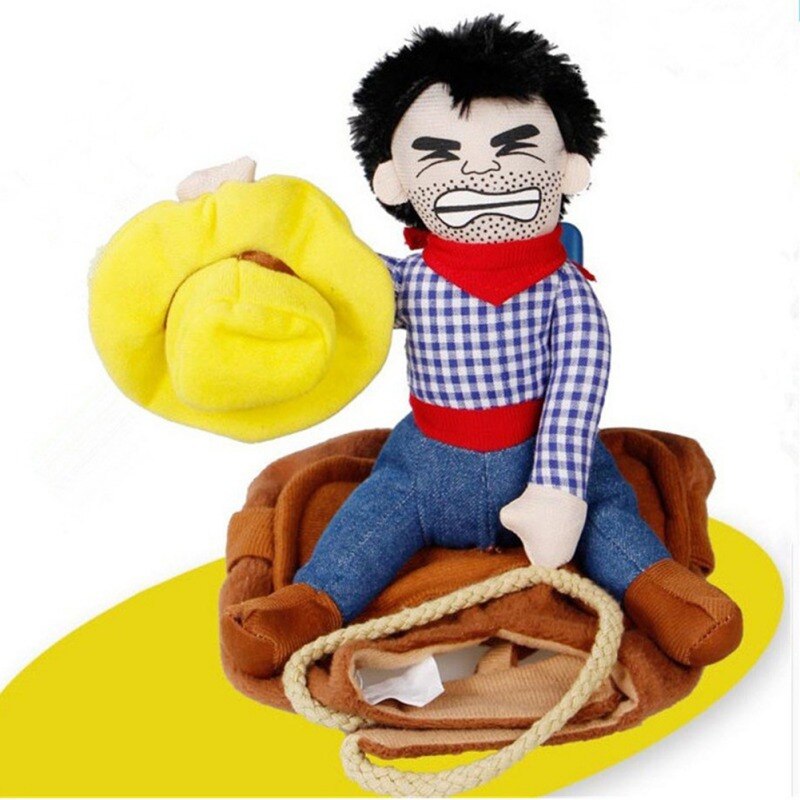 Haustier Lustige Reiten Kleidung Cowboy Reiter Kleidung Für Hund Welpen Chihuahua Teddy Cowboy Ritter Stil Nette Haustier Cosplay Kostüm Neueste: XL
