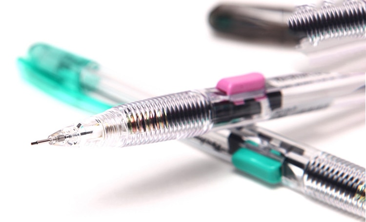 Pentel PD105T Side Press 0.5mm 0.7mm Mechanical Pencil For School And Office Stationery