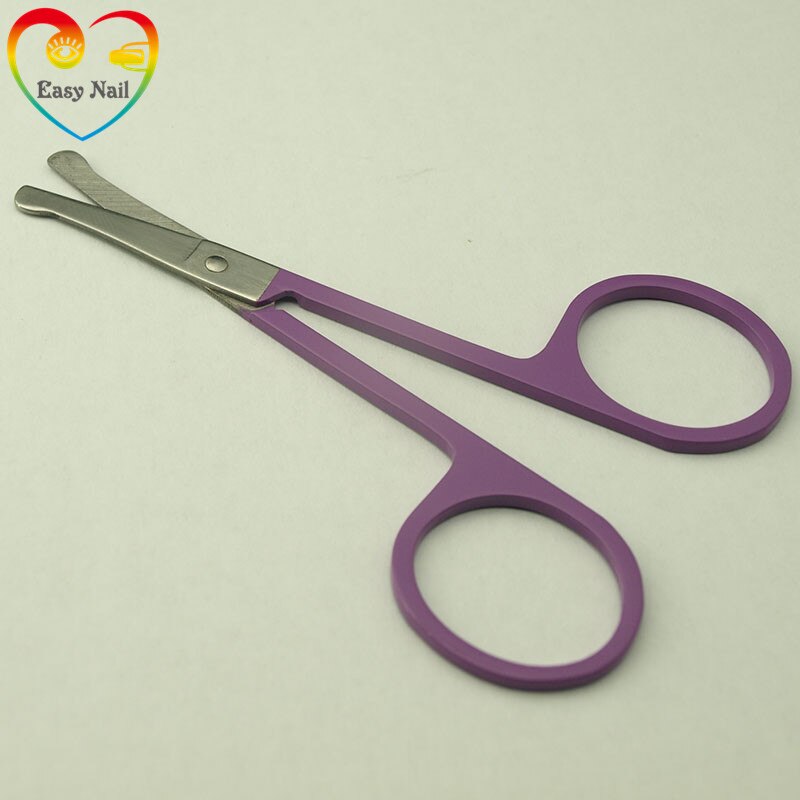 Facile À Ongles 1 pièces Joli Motif Maquillage Ciseaux Manucure Pour Ongles Sourcils Nez Cils Cuticule Ciseaux Outils De Maquillage, 4 types.