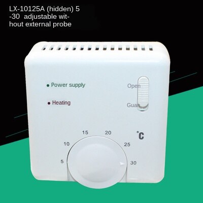 Surface Mounted Electric Heating Controller Electric Heating Film Temperature Controller Underfloor Heating Temperature Control: 2