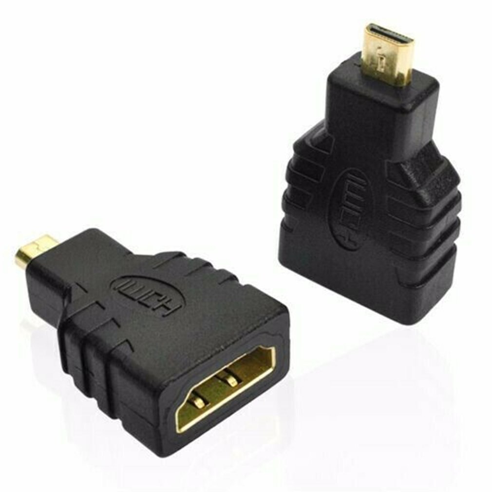Micro-HDMI to HDMI Adapter Gold-Plated 1080P Micro HDMI Male To Standard HDMI For Raspberry Pi 4 Model B model