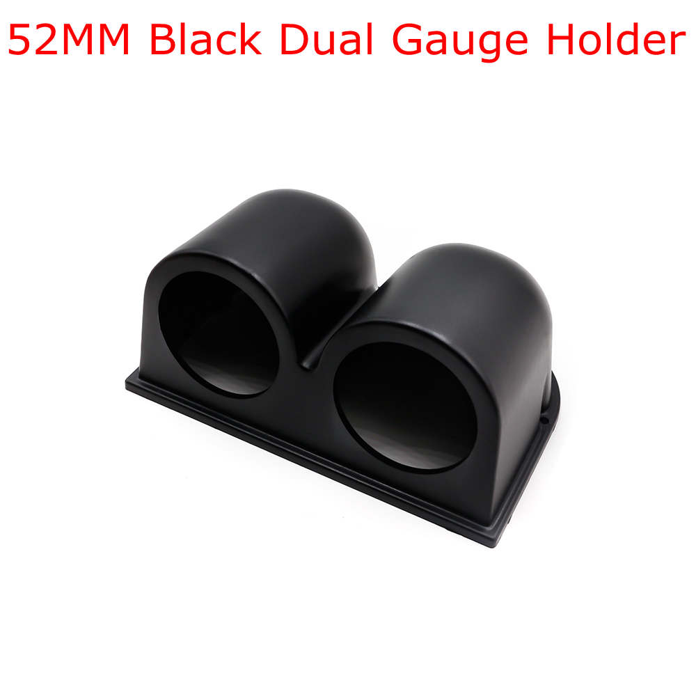 2INCH 52mm auto boost gauge vacuum water temp gauge oil temp gauge oil press gauge volts meter tachometer RPM: Dual Gauge Holder