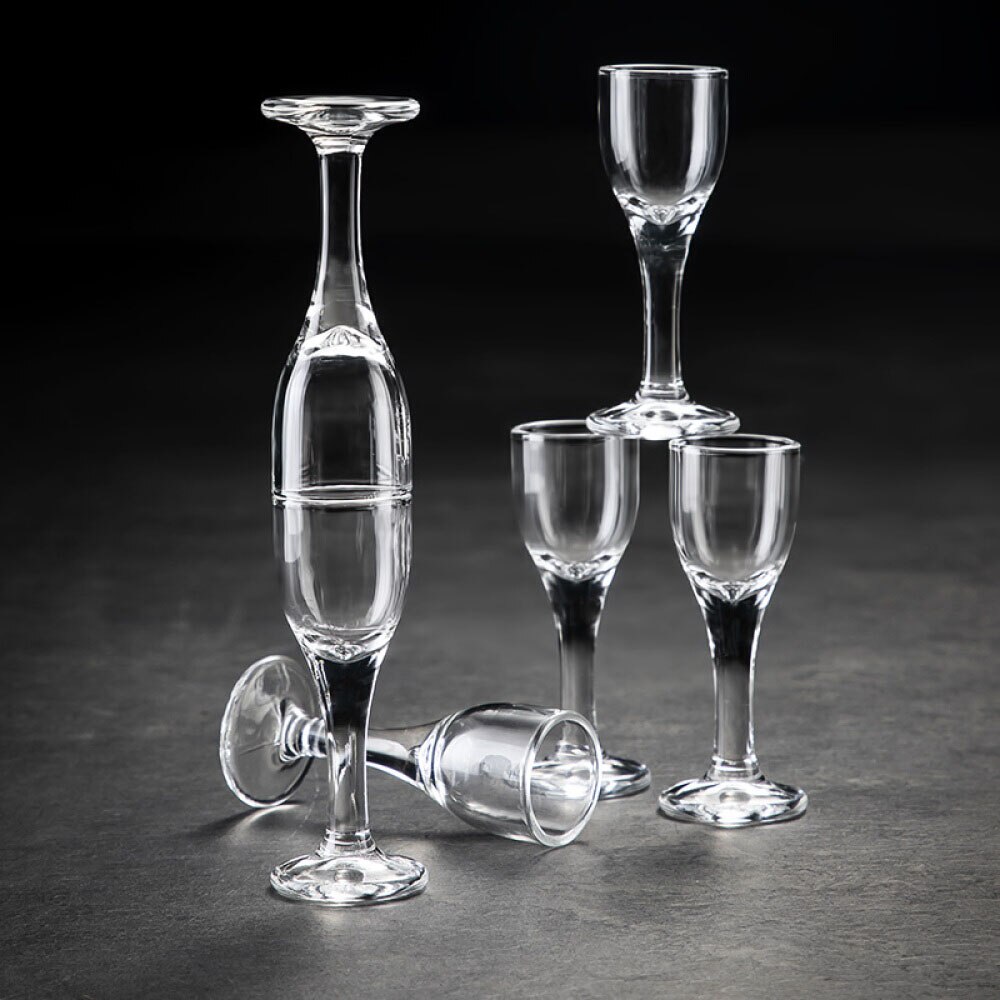 6 Pieces 10ml Chinese Style Crystal Glass Small Wine Cup Wine Goblet