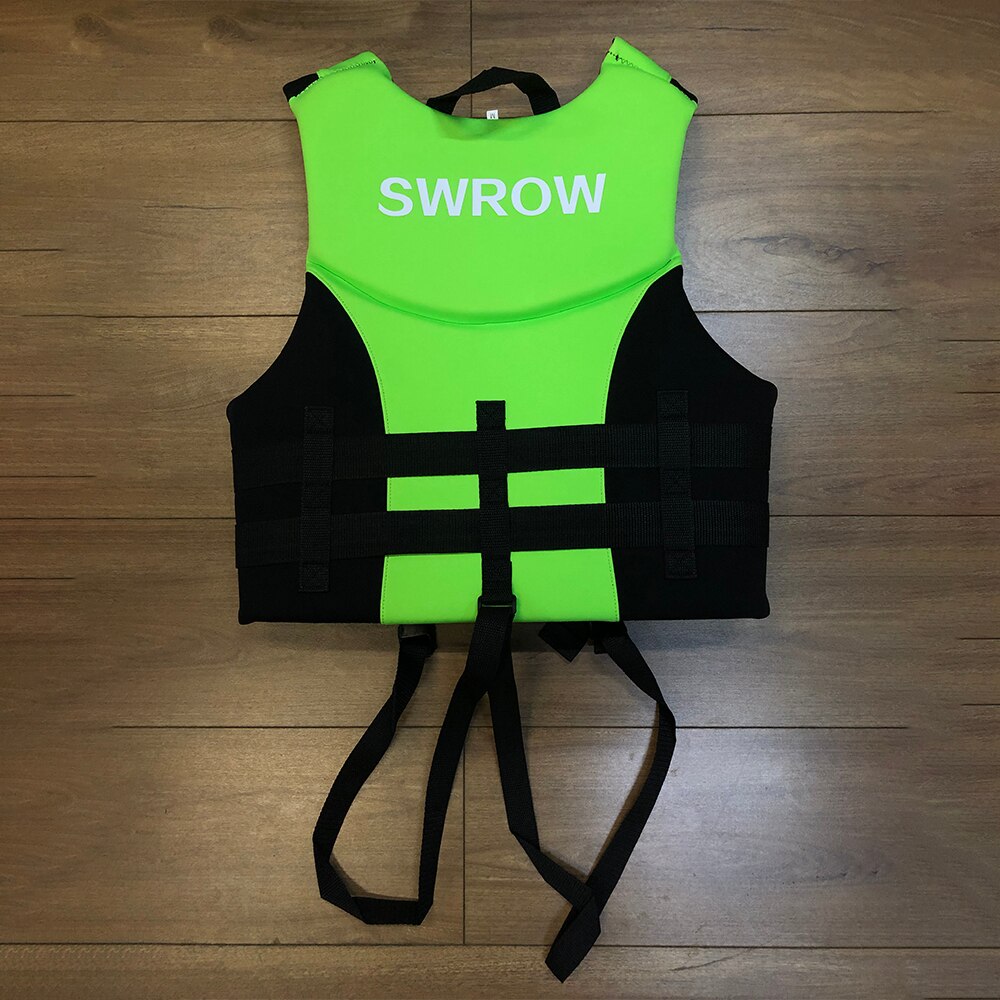 Adults Life Jacket Neoprene Safety Life Vest Water Sports Fishing Water Ski Vest Kayaking Boating Swimming Drifting Safety Vest