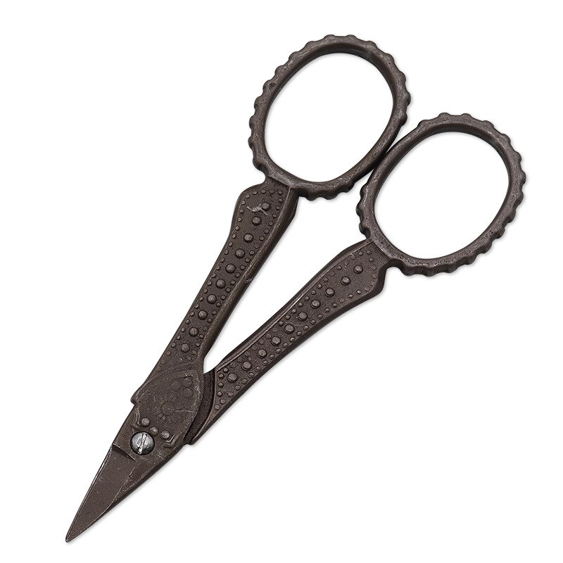 Stainless Steel Antique Needlework Scissors European Style Retro Sewing Thread Scissors Sewing Tools Cross Stitch Scissors Yarn