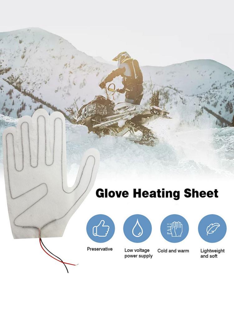 3 niveauer 3- i -1 usb handsker opvarmning ark tempereret komposit fiber ptc opvarmningsplade film opvarmning ark til motorcykel rytter vest