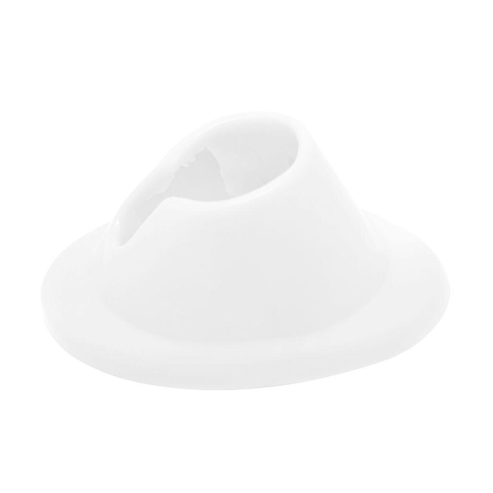 Søt gummi neglelakk flaskeholder for neglekunst lakk polish sete rack for akryl negle glass boks verktøy: Hvit