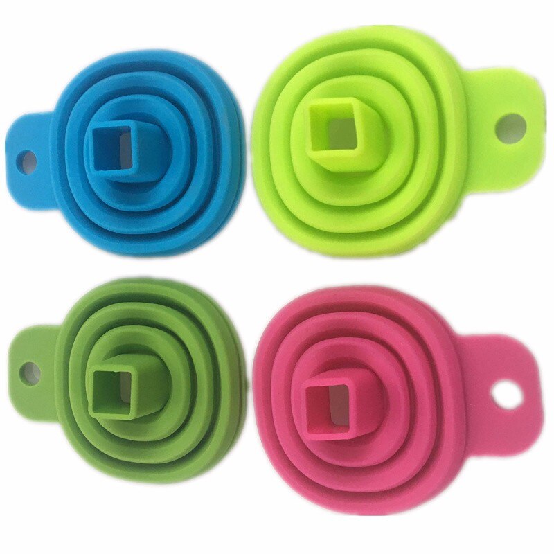 2 uds. De gran , Mini Gel de silicona plegable estilo embudo tolva cocina utensilios de cocina Accesorios F0077