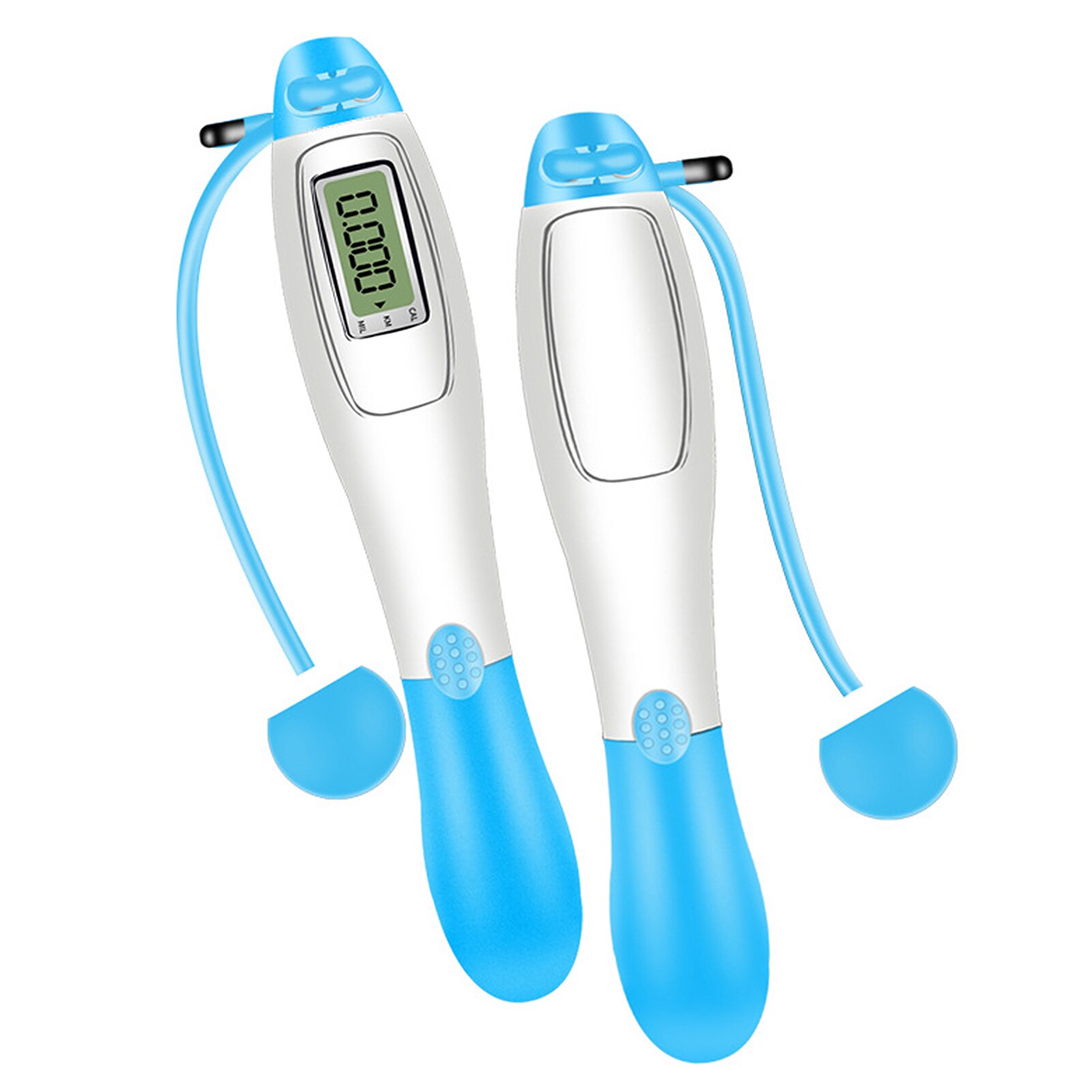 Fitness Equipment Intelligent Counter Jump Rope Steel Wire Ski Rope Two Way Jump Rope Adjustable Ski Rope Exercise Rope: green