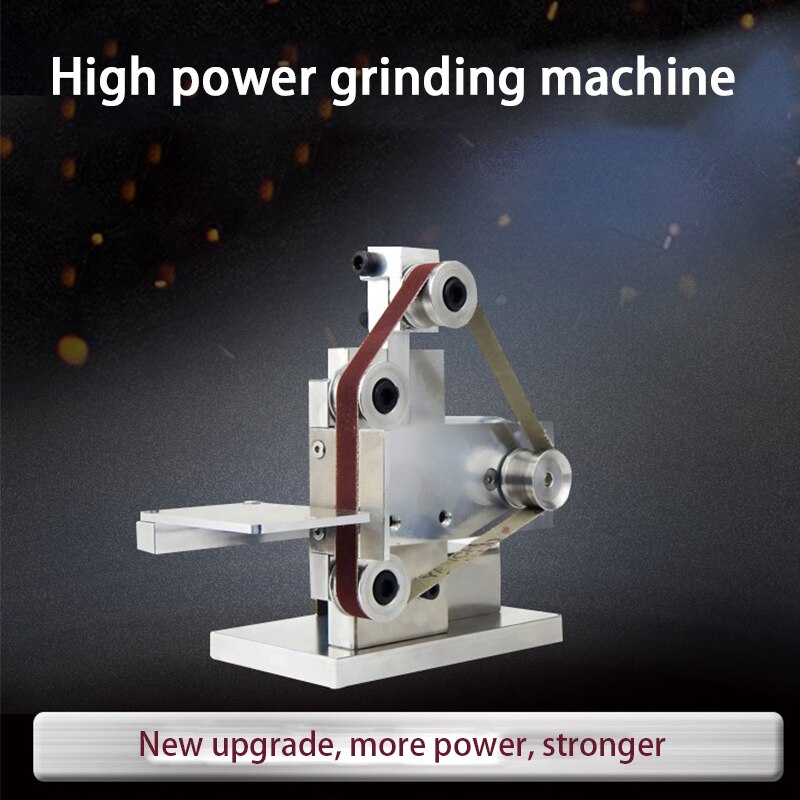 Desktop DIY polishing machine mini small polishing machine mini small belt machine fixed angle grinding machine blade