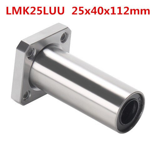 Lmf 25 luu lmk 25 luu lmh 25 luu 25 x 40 x 112mm lång typ serie flänskoppling linjär kullager för stång axel 25mm: Lmk 25 luu