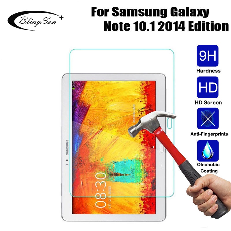 Hd Gehard Glas Voor Samsung Galaxy Note 10.1 Edition P600 P601 P605 Screen Protector Explosieveilig Beschermfolie 2.5D