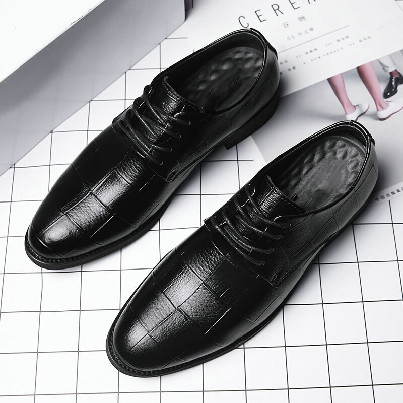 Håndlaget italiensk stil retro menn skinnkjole formell virksomhet oxfords sko herre festsko stor størrelse 38-48 vv-39z