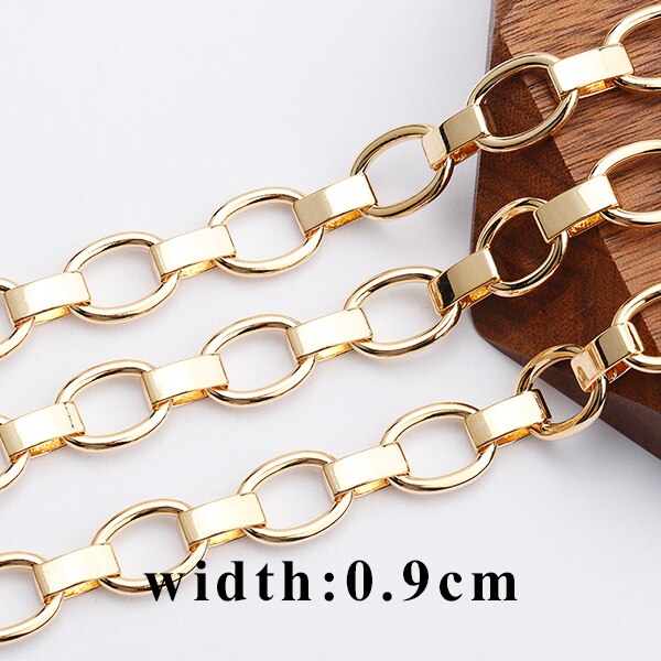 YEGUI C118,jewelry accessories,diy chain,18k gold plated,0.3 microns,rhodium plated,diy bracelet necklace,hand made,1m/lot: C11809