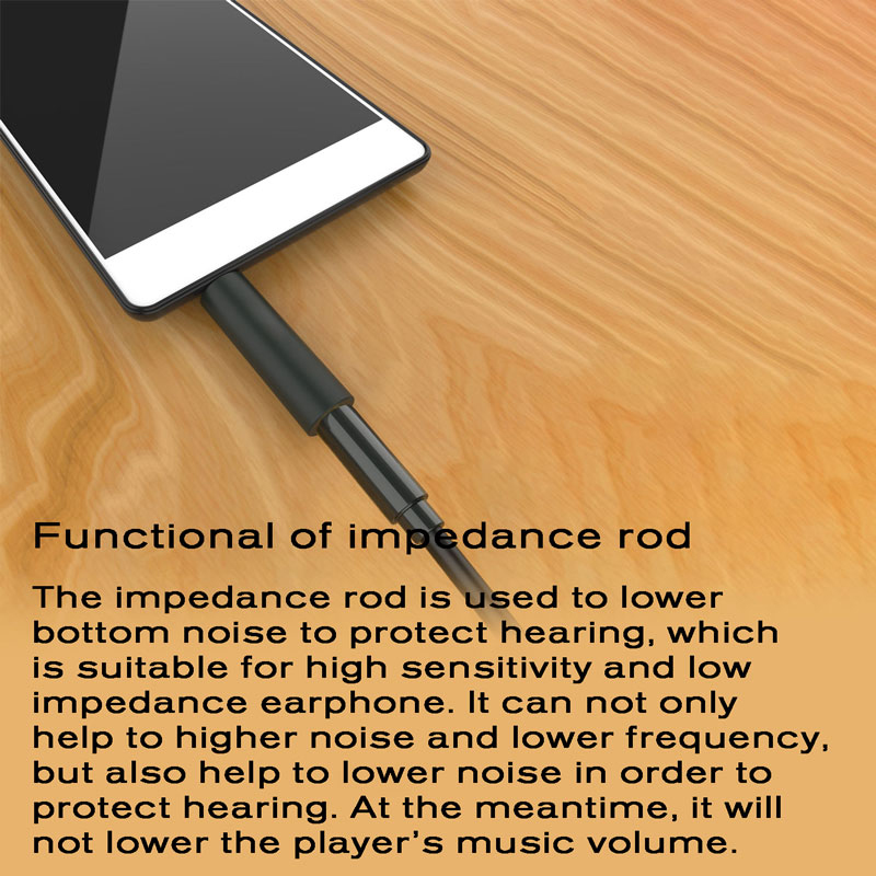 Conductor Earphone Impedance Plug 30/75/150/200/400/600 ohm Noise Cancelling Adapter 3.5mm Resistance Reduce Noise Filter Plug