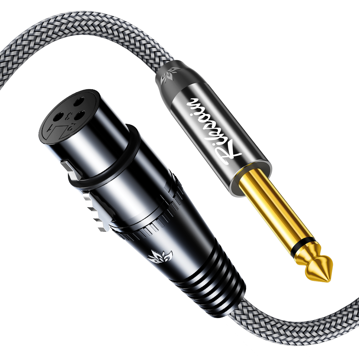Cablu microfon xlr mamă  to 1/4 inch  (6.35mm)  trs jack cablu microfon cablu de interconectare semnal echilibrat