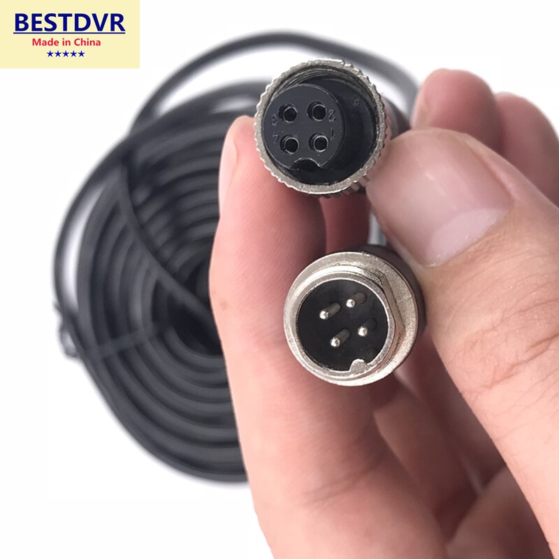 Concrete mixer truck mdvr power supply video power cord Vehicle aviation connector extension cables Singapore 8 10m copper wire