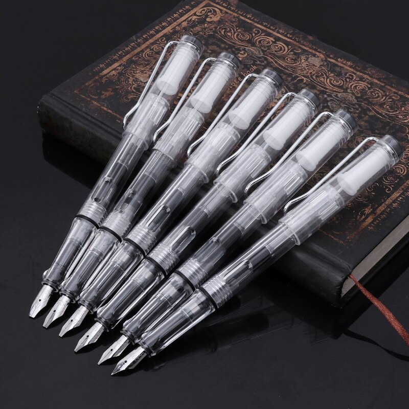 Pluma estilográfica árabe tibetana de punta plana, arte de caligrafía paralela gótica de pico de pato
