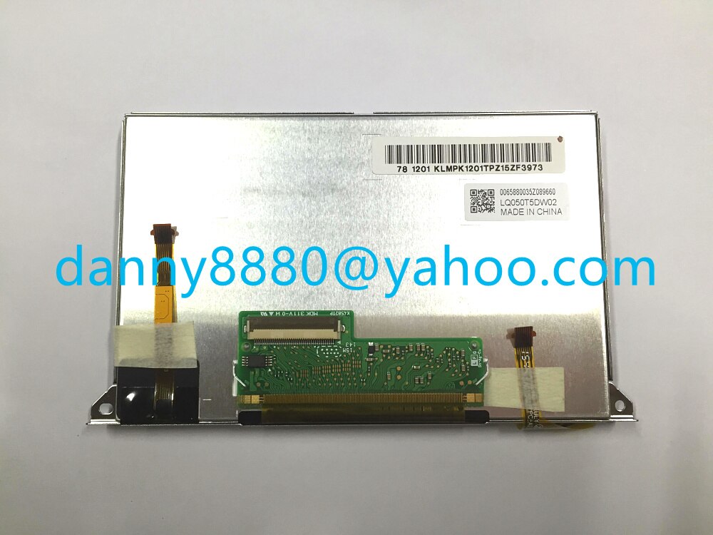 Pantalla LCD Original de 5 pulgadas LQ050T5DW02 con panel táctil para FIAT monitor LCD de navegación, , GPS para coche