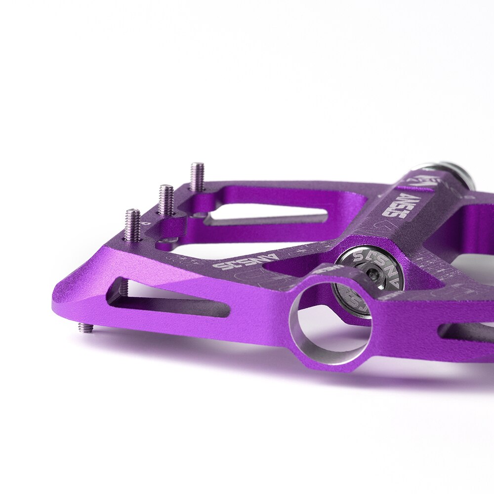 ANSJS Nicht-Slip Mountainbike Pedale, ultra Starke Bunte Cr-Mo CNC Gefräste 9/16 "3 Versiegelt Lager für Road BMX MTB Fixie Bike