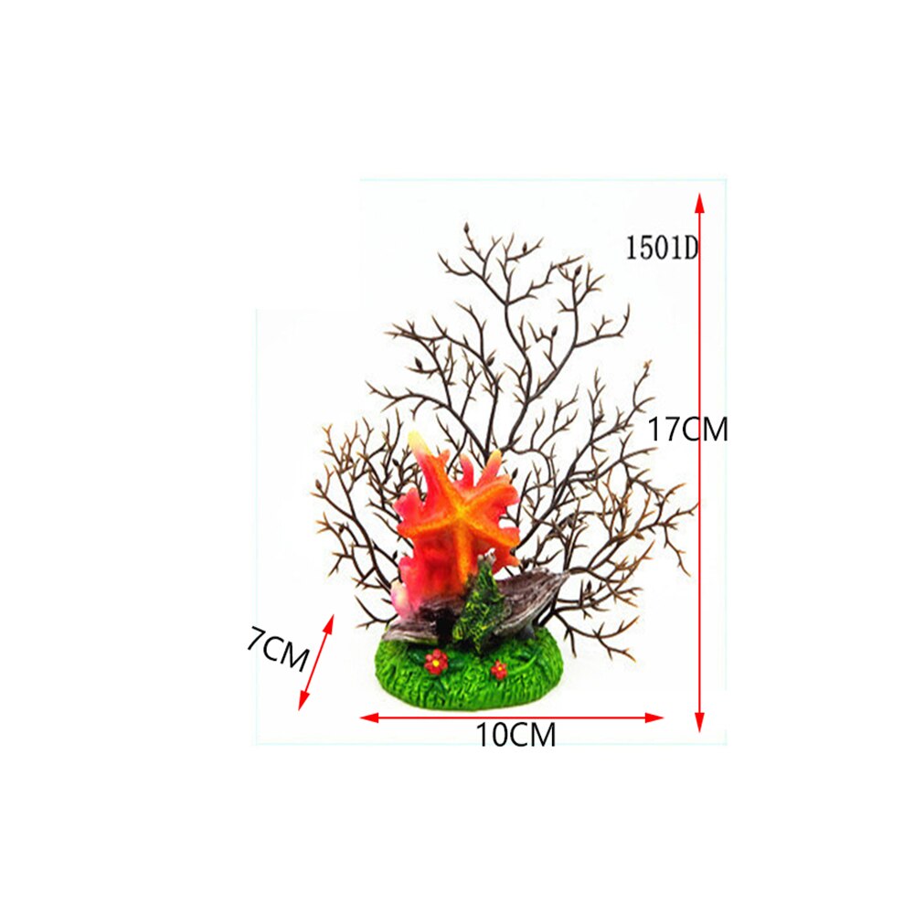 Mini Lovely Cartoon Tree Man Aquarium Fish Tank Toy Cave Stone Ornament Resin Oxygen Air Pump Aquatic Garden Supplies Decoration: 1501D