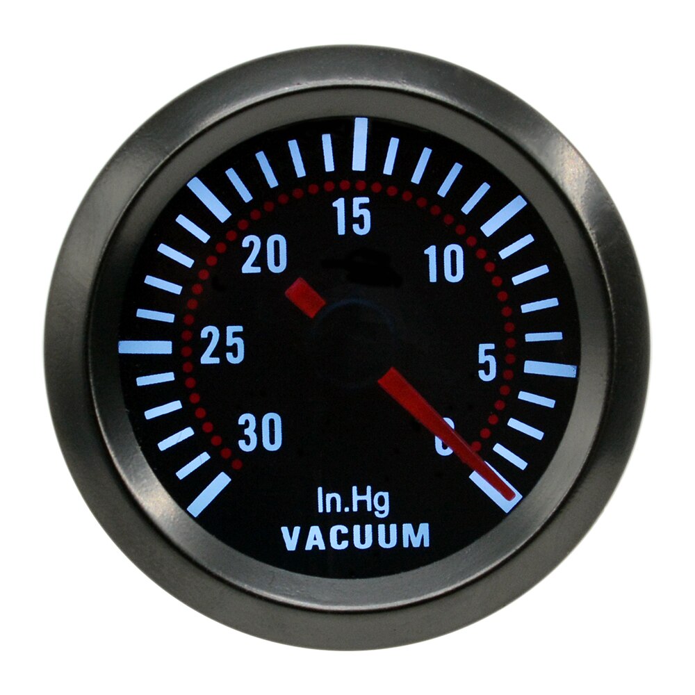 Dragong 52mm Auto Car Boost Trubin Vacuum Water Temp Oil Temperature Oil Pressure Volt Gauge Tachometer RPM Meter: Vacuum