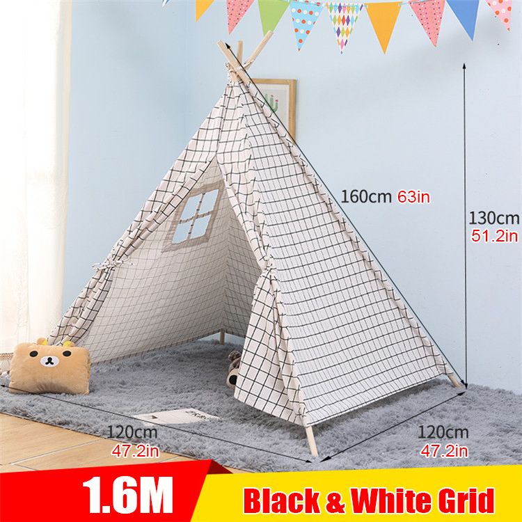 Children's Tent Teepee Tent For Kids Portable Infantil House For Children Cabana Kids Playhouse Indoor Sleeping Tent Decoration