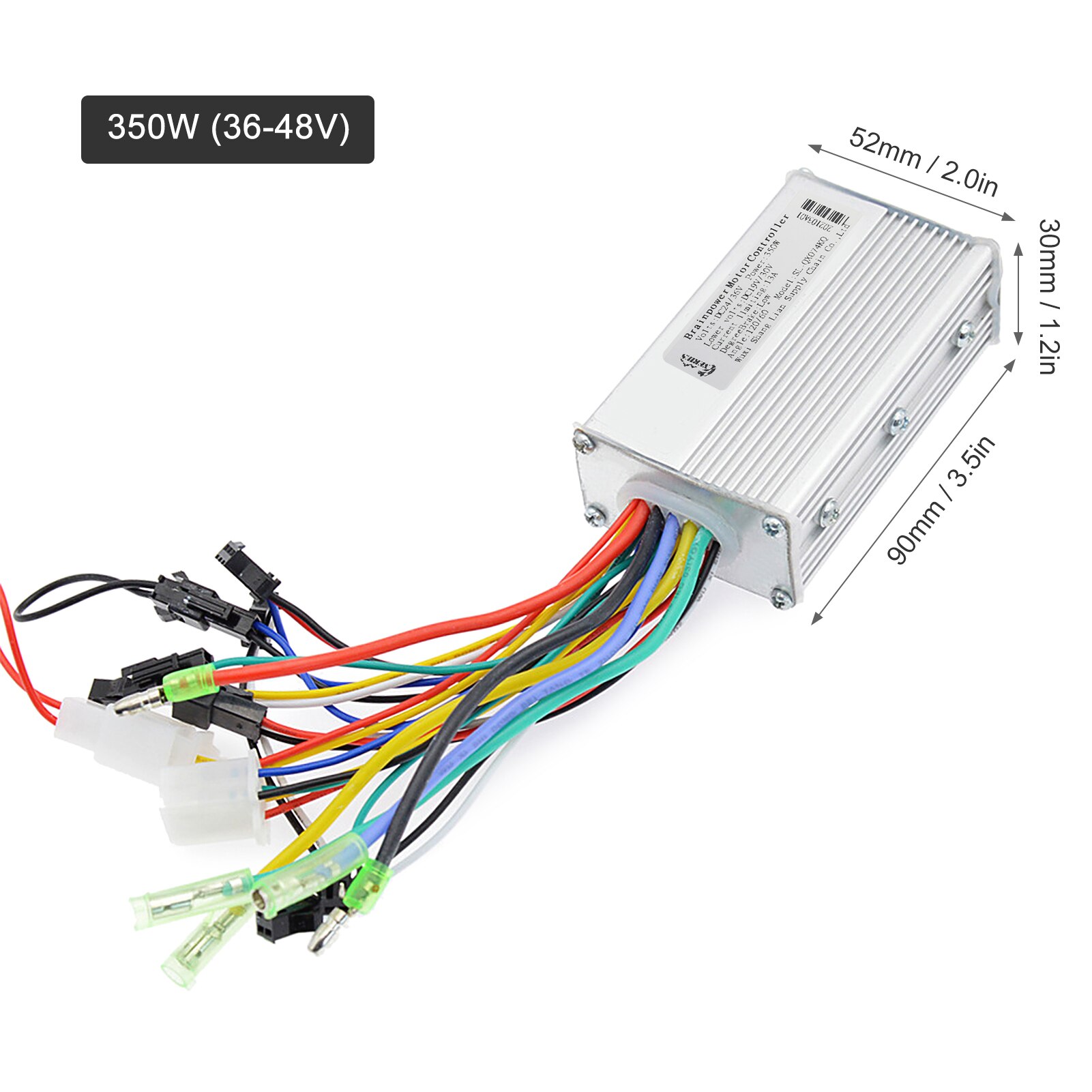 Brushless Motor Controller Aluminium Alloy Electric Bike Controller Box for Electric Bicycle Scooter E Bike Brushless Controller