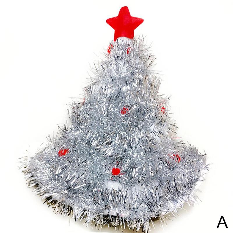 Kerstboom Hoed Op Hoofdband Voor Kerst Xmas Party Kerstman Kostuum Cap Decoraties Hoofddeksels: A