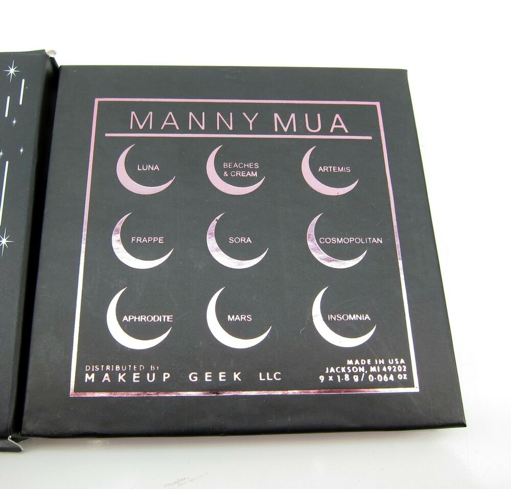 Paleta de sombras de ojos de edición limitada, 9 tonos de colores, maquillaje Geek, novedad