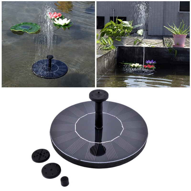 180L/H 7V/1.4W Engineering Plastics Zonne-energie Vogelbad Water Drijvende Fontein Pomp Zwembad Tuin Outdoor decoratie